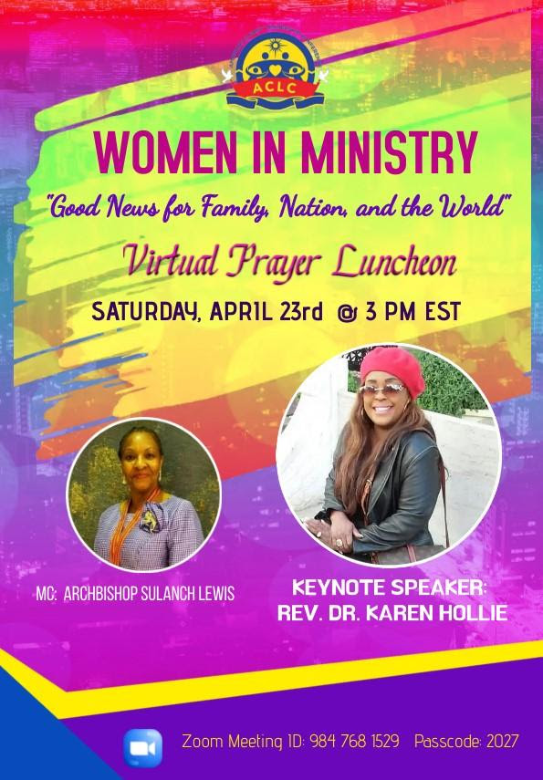 Women in Ministry Virtual Prayer Luncheon