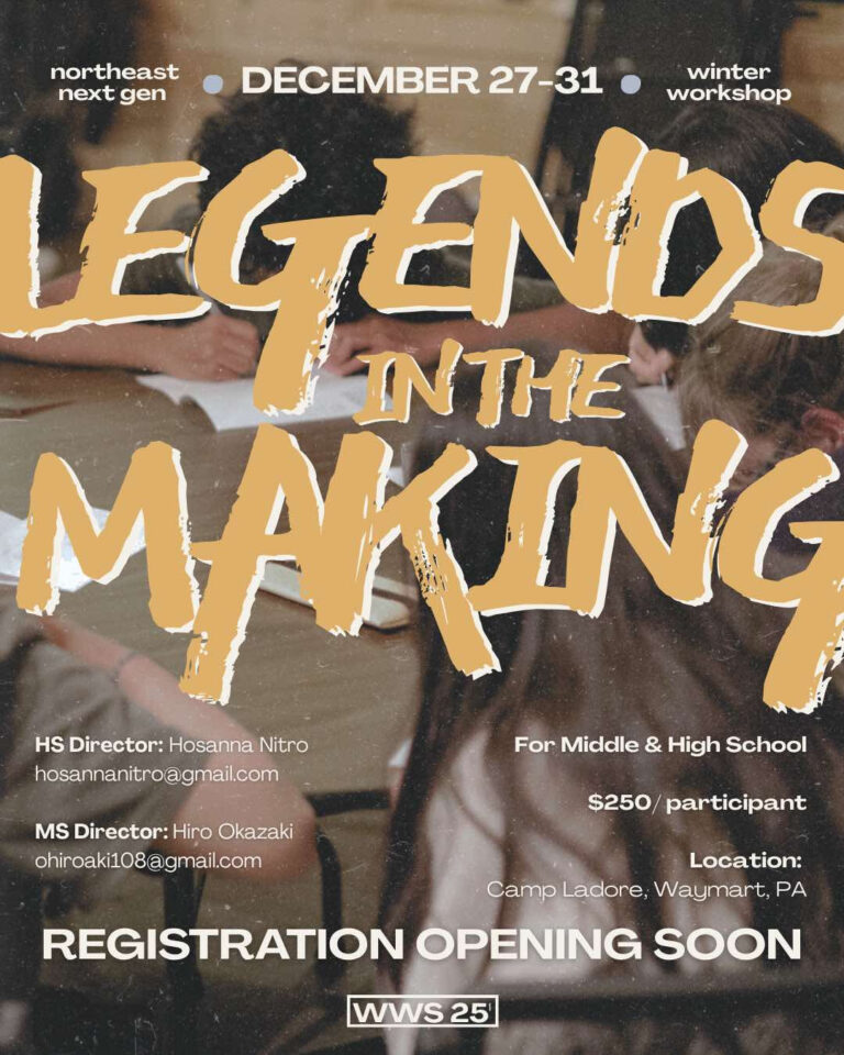 Dec.27 Legends in the Making